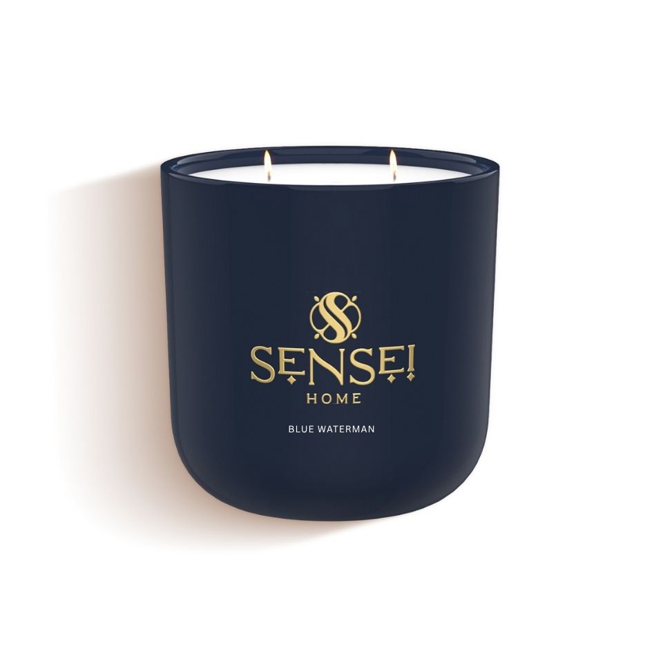 BLUE WATERMAN CANDLE